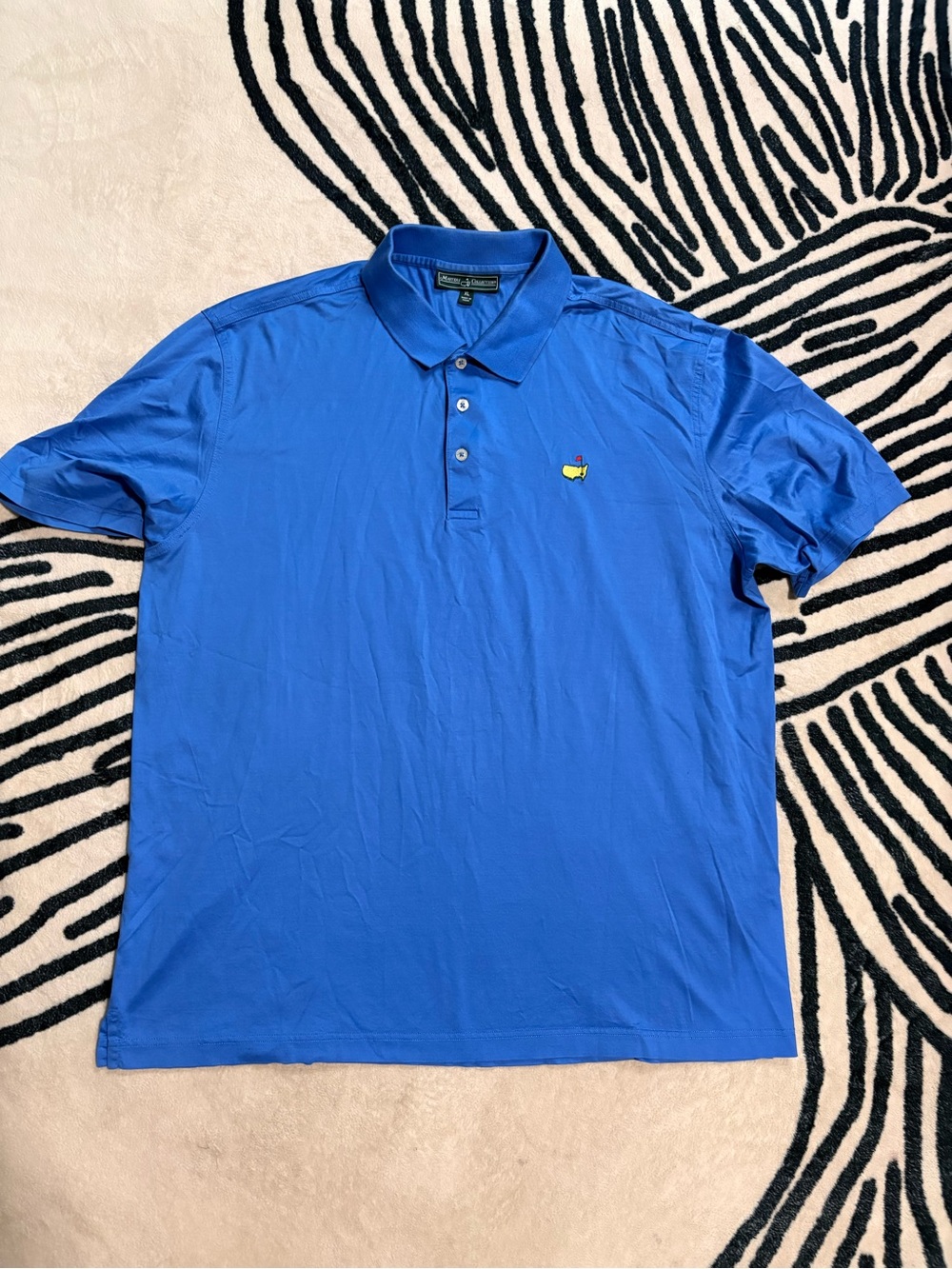 Peter Millar Royal Blue Short-Sleeve Performance Polo